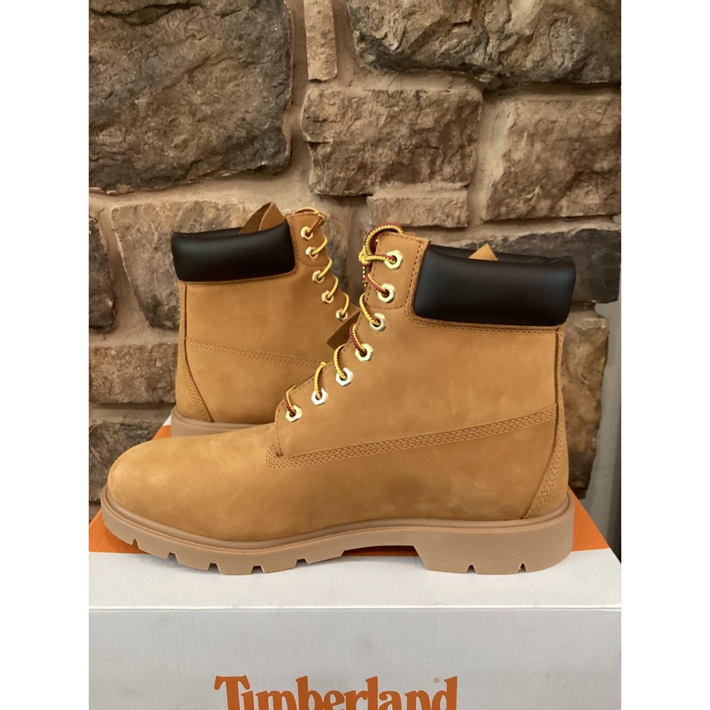 Timberland Classic Mens Size 10.5 6" Waterproof Boots Wheat Nubuck New - Picture 2 of 8